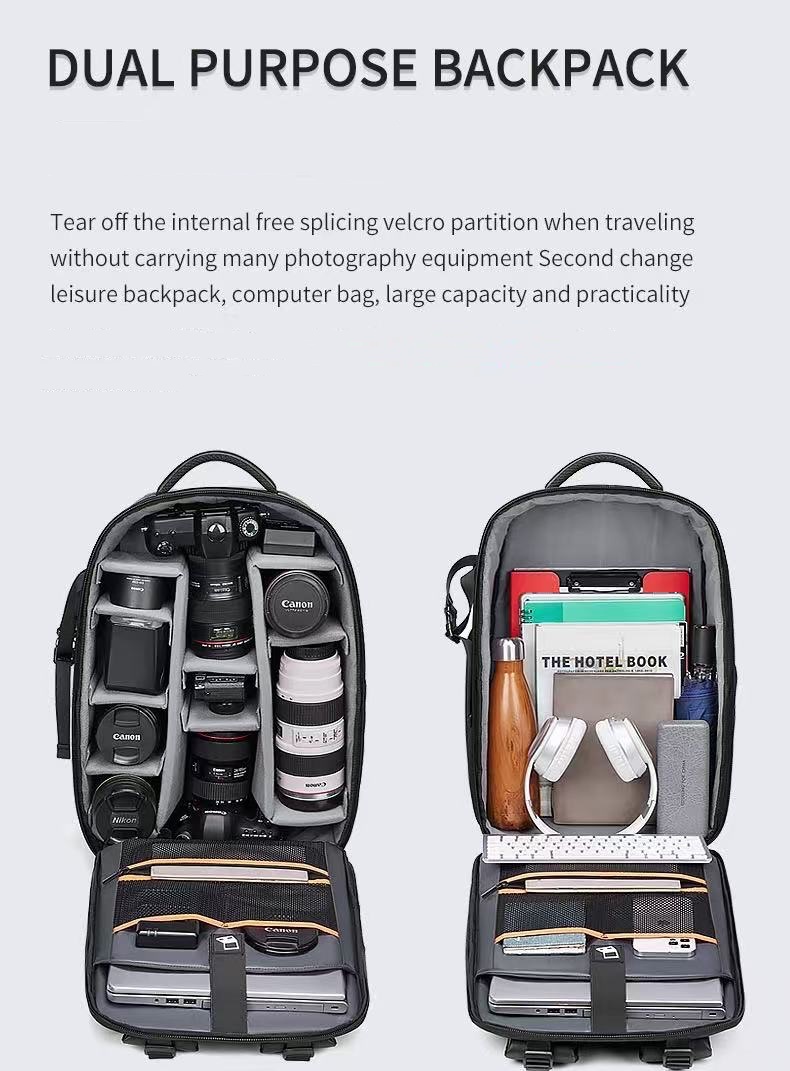 Multifunktionaler Kamera-Aufbewahrungsrucksack
