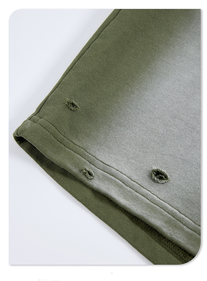 Lässige Shorts mit Used-Look-Graffiti-Print