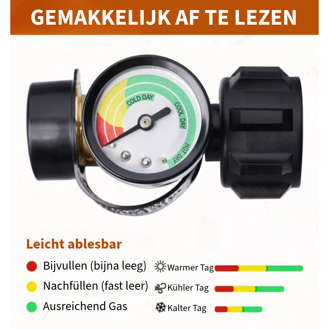 Professioneller Propangasdruckmesser