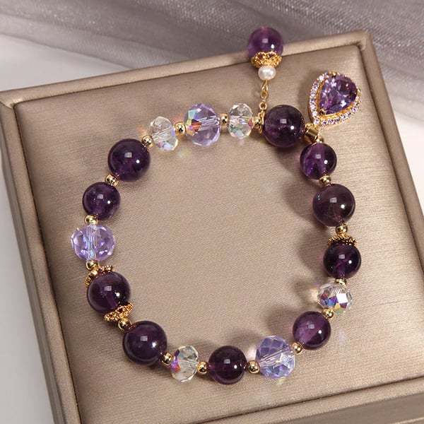 Amethyst Wassertropfen Armband