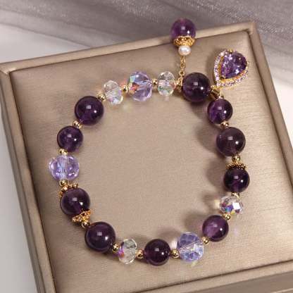 Amethyst Wassertropfen Armband