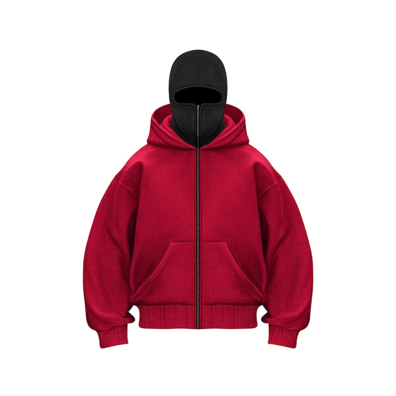 🎁 Heiße Aktion: 50 % Rabatt 🔥 Ninja Zip-Up Hoodie für Herren & Damen – Rundumschutz