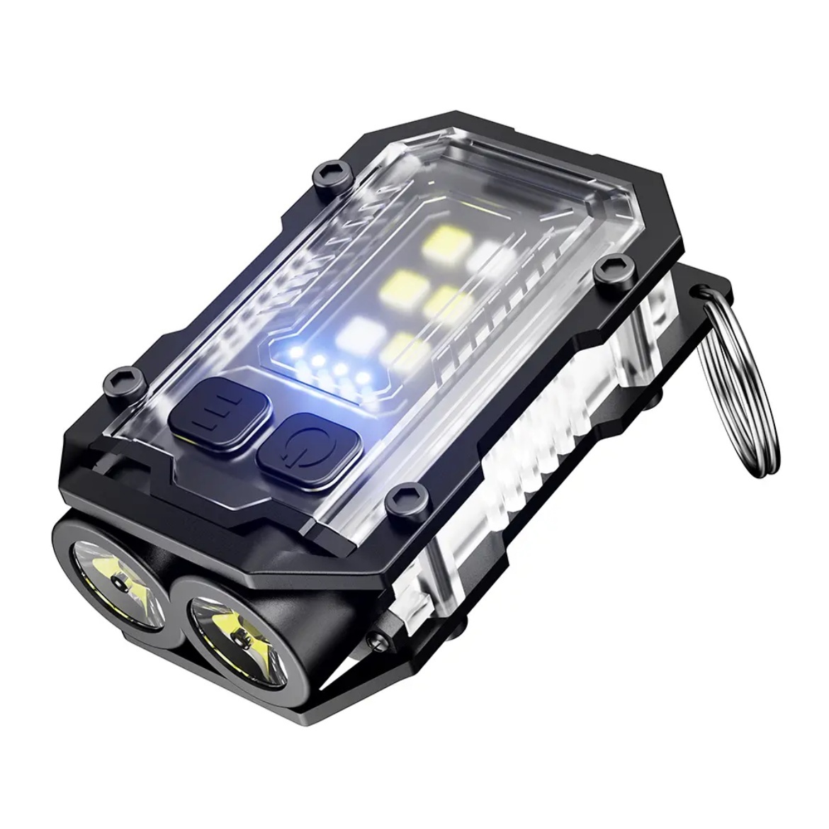 Multifunktionale Taschenlampe mit starkem Licht für den Außenbereich