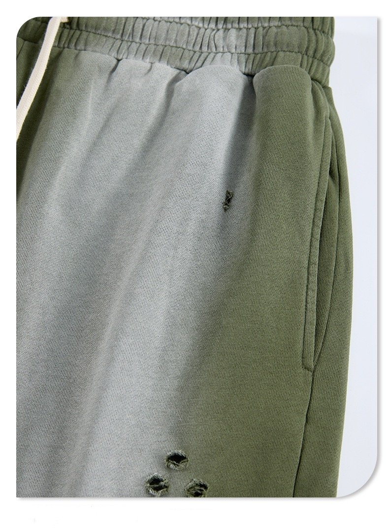 Lässige Shorts mit Used-Look-Graffiti-Print