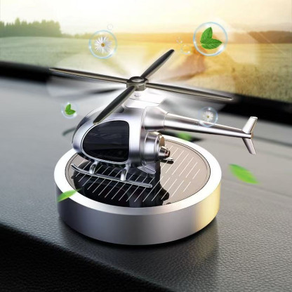 Luxuriöser rotierender Solarhubschrauber Autoschmuck