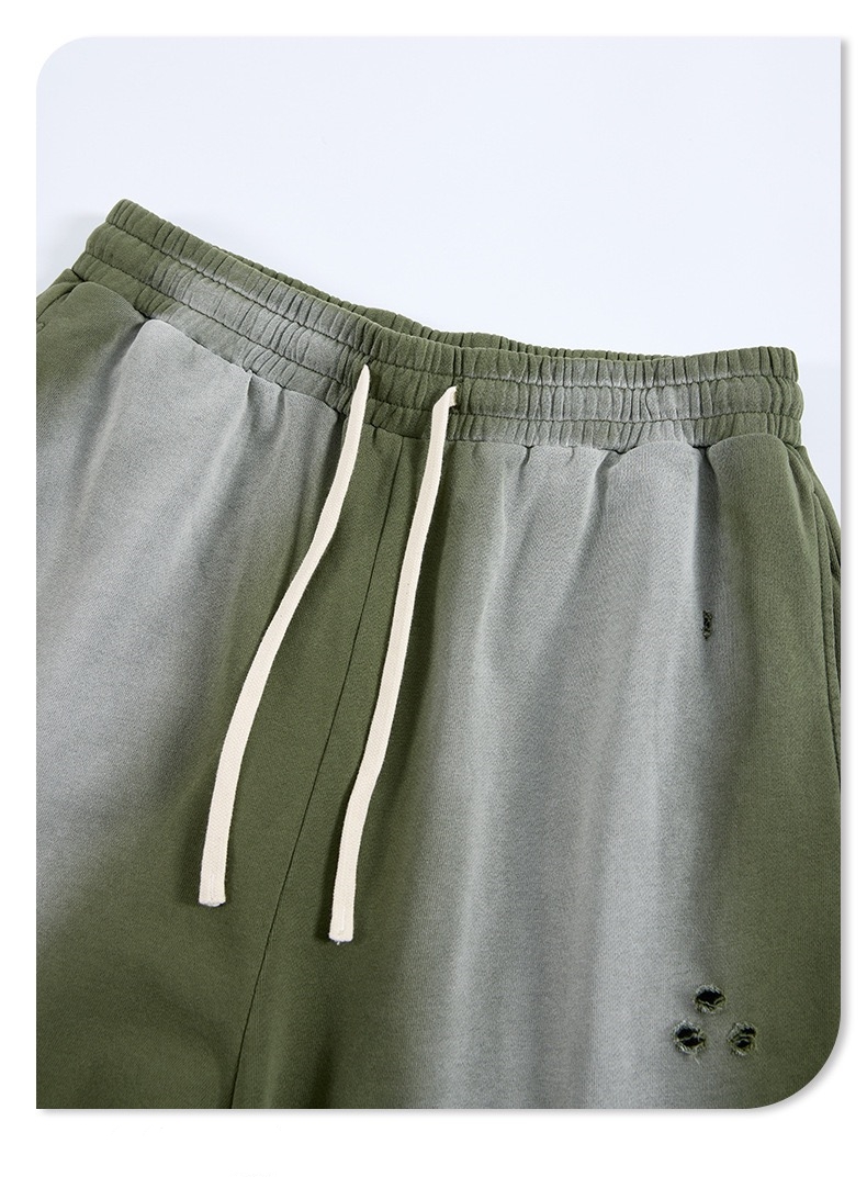 Lässige Shorts mit Used-Look-Graffiti-Print