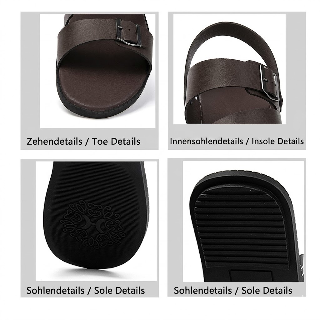 Herren-Sandalen mit weicher Sohle