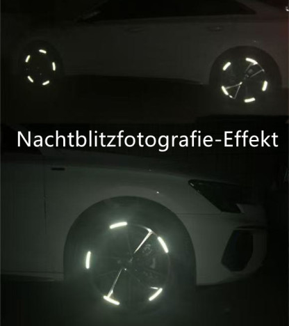 Reflektierende Aufkleber für Autoräder
