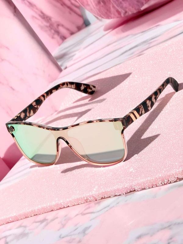 Moderne Sonnenbrille mit Schildpatt-Muster