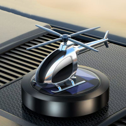 Luxuriöser rotierender Solarhubschrauber Autoschmuck