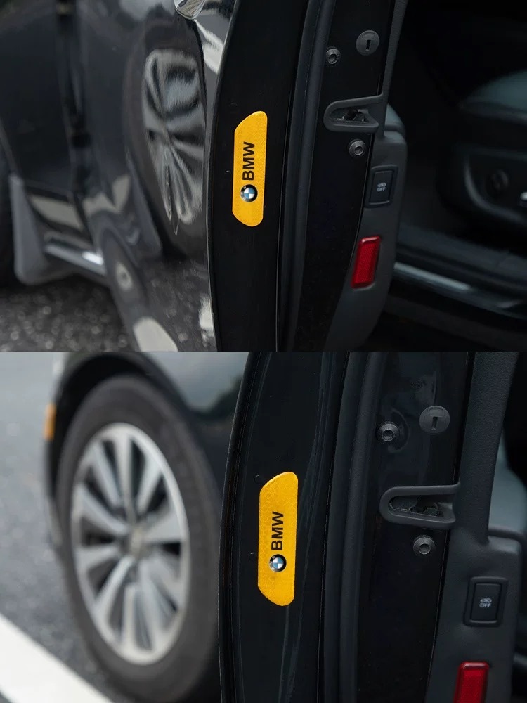 Auto reflektierende Aufkleber Antikollisionsstreifen LOGO【4 Stück】