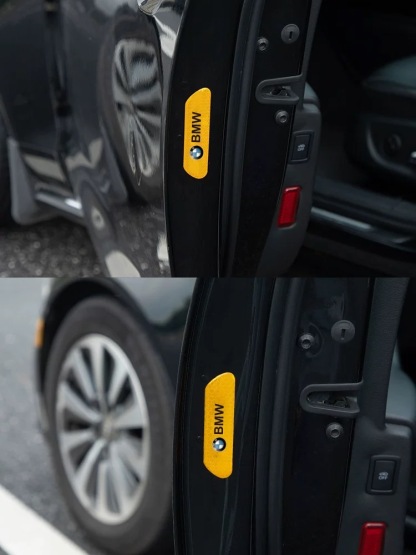 Auto reflektierende Aufkleber Antikollisionsstreifen LOGO【4 Stück】