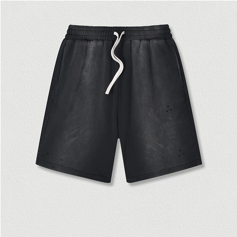 Lässige Shorts mit Used-Look-Graffiti-Print