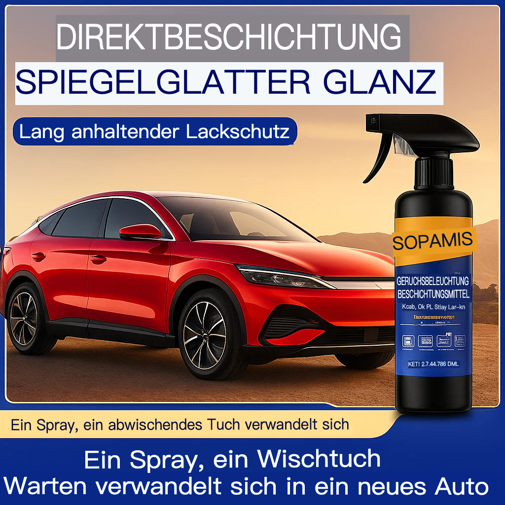 SOPAMI Lackschutzspray – Langlebige Beschichtung für Autos