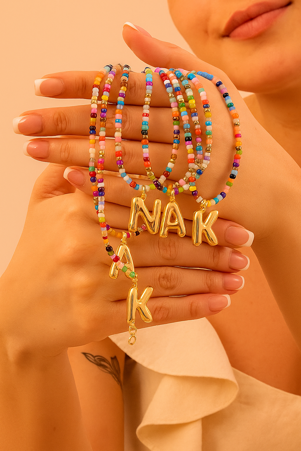 Buchstabenkette mit Farben – Einzigartig und Trendy