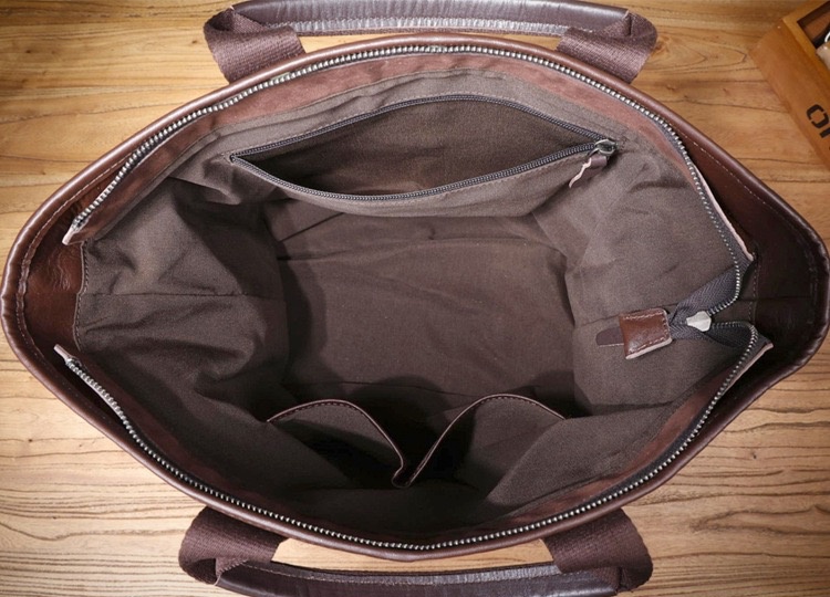 Men's Original Design Large-Capacity Genuine Leather Bag LB15