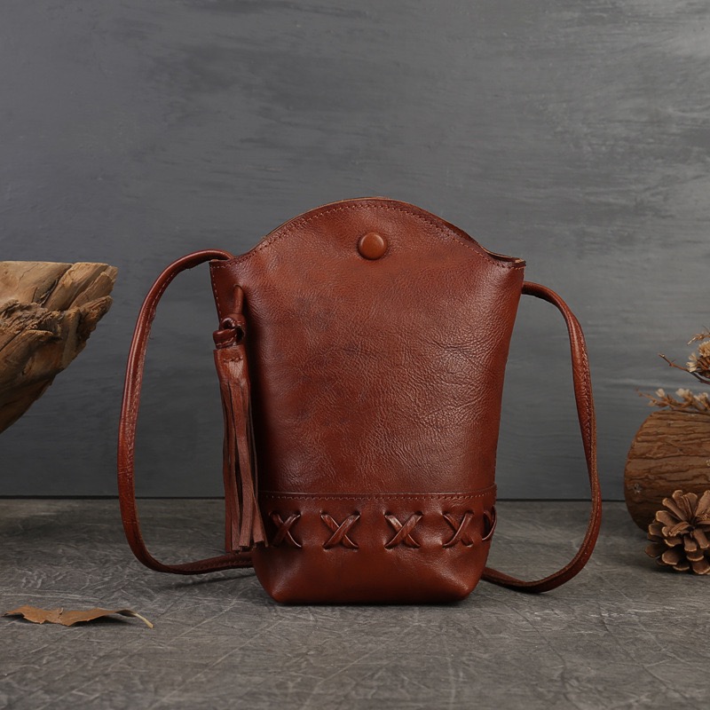 Women's Vintage Genuine Leather Crossbody Bag WLB01
