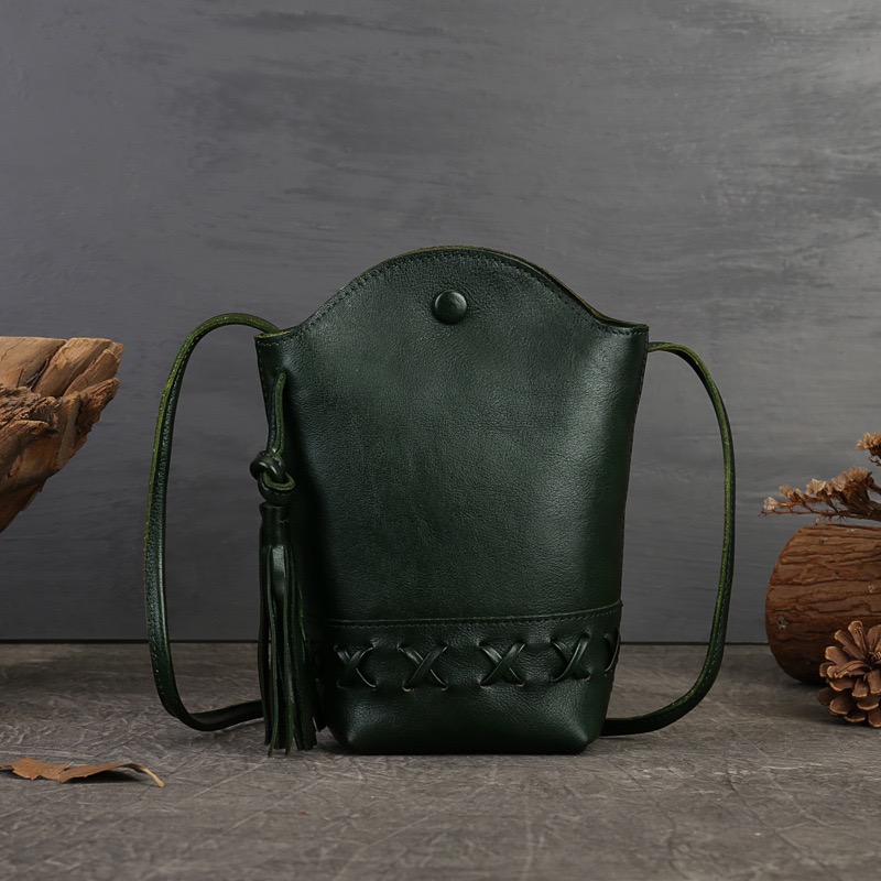 Women's Vintage Genuine Leather Crossbody Bag WLB01