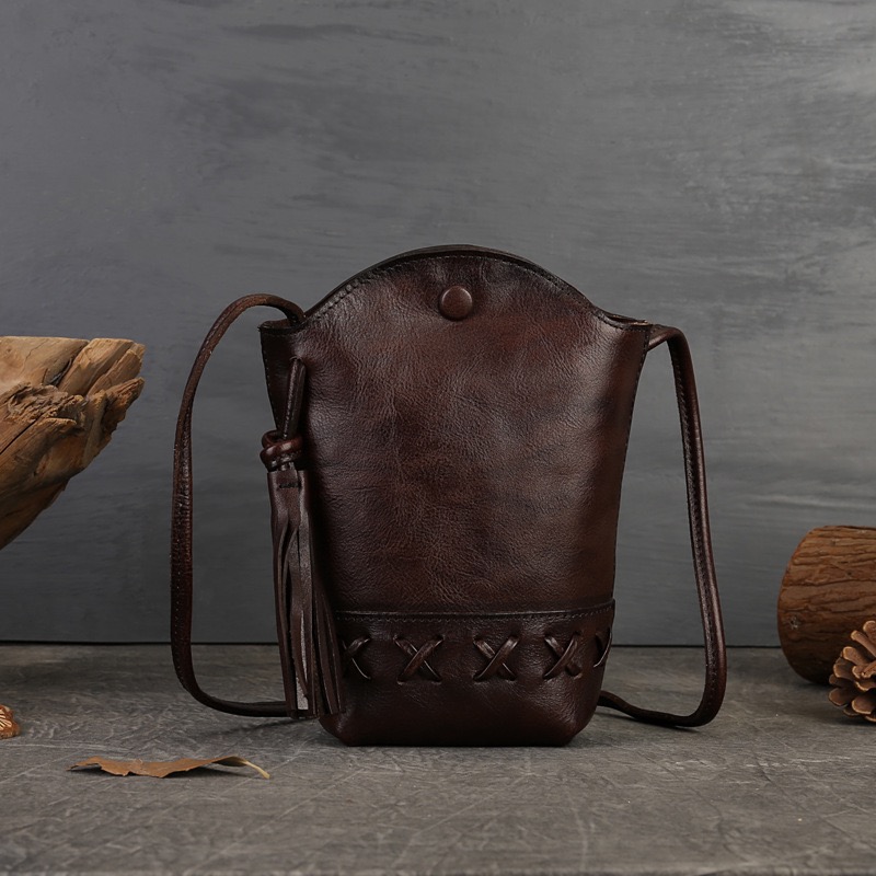 Women's Vintage Genuine Leather Crossbody Bag WLB01