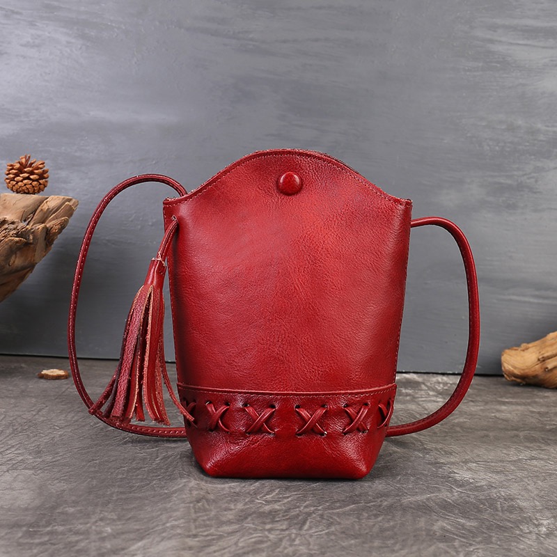 Women's Vintage Genuine Leather Crossbody Bag WLB01