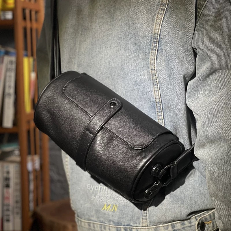 Runde Retro-Umhängetasche LB20