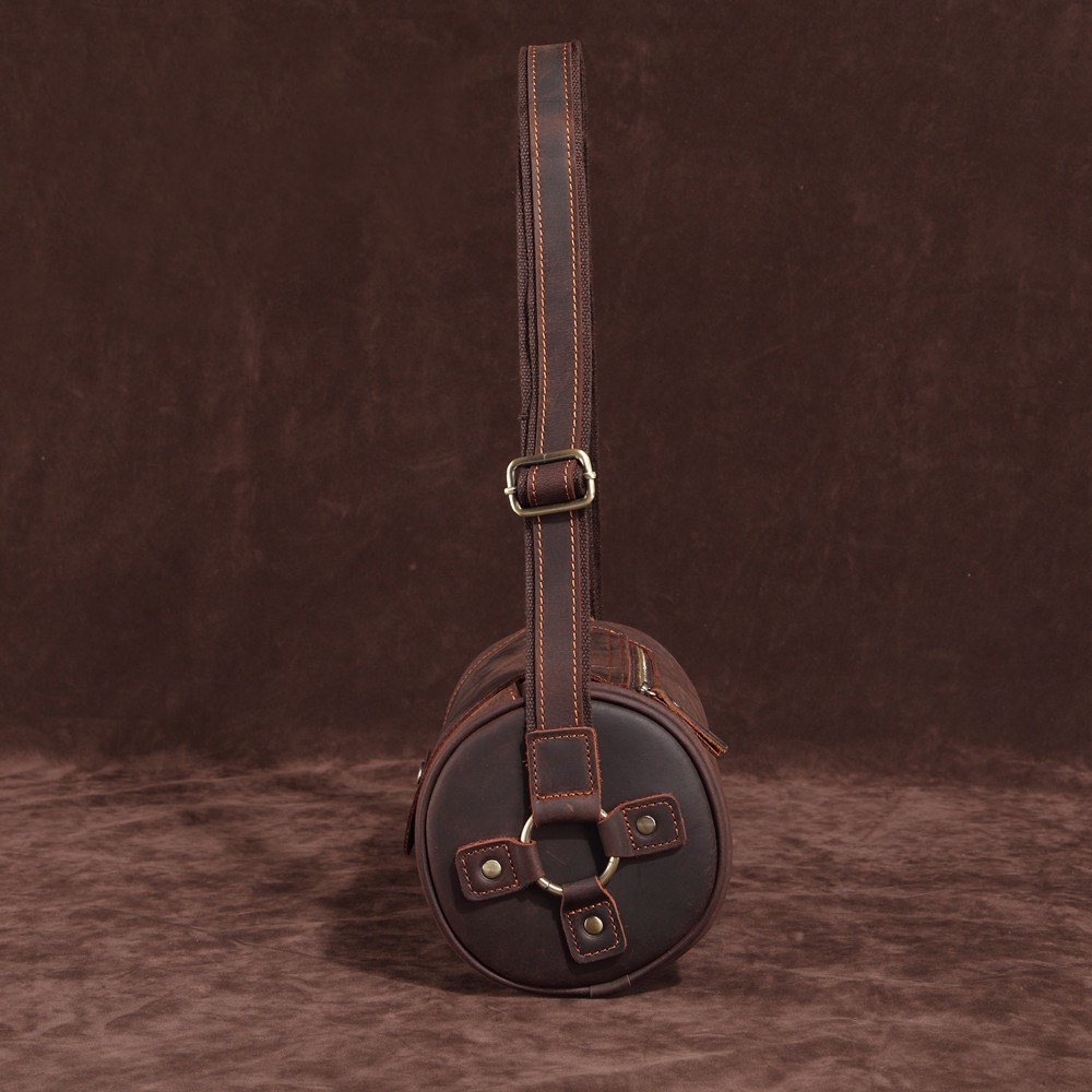 Runde Retro-Umhängetasche LB20