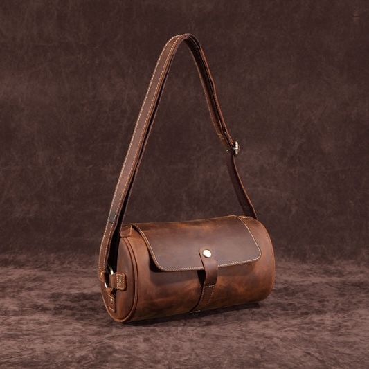 Runde Retro-Umhängetasche LB20