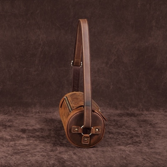 Runde Retro-Umhängetasche LB20