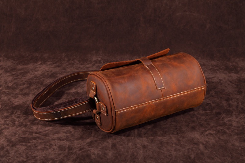 Runde Retro-Umhängetasche LB20