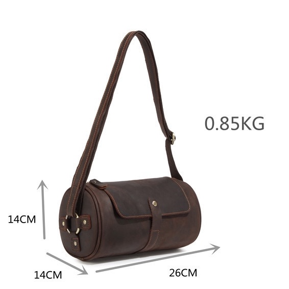 Runde Retro-Umhängetasche LB20