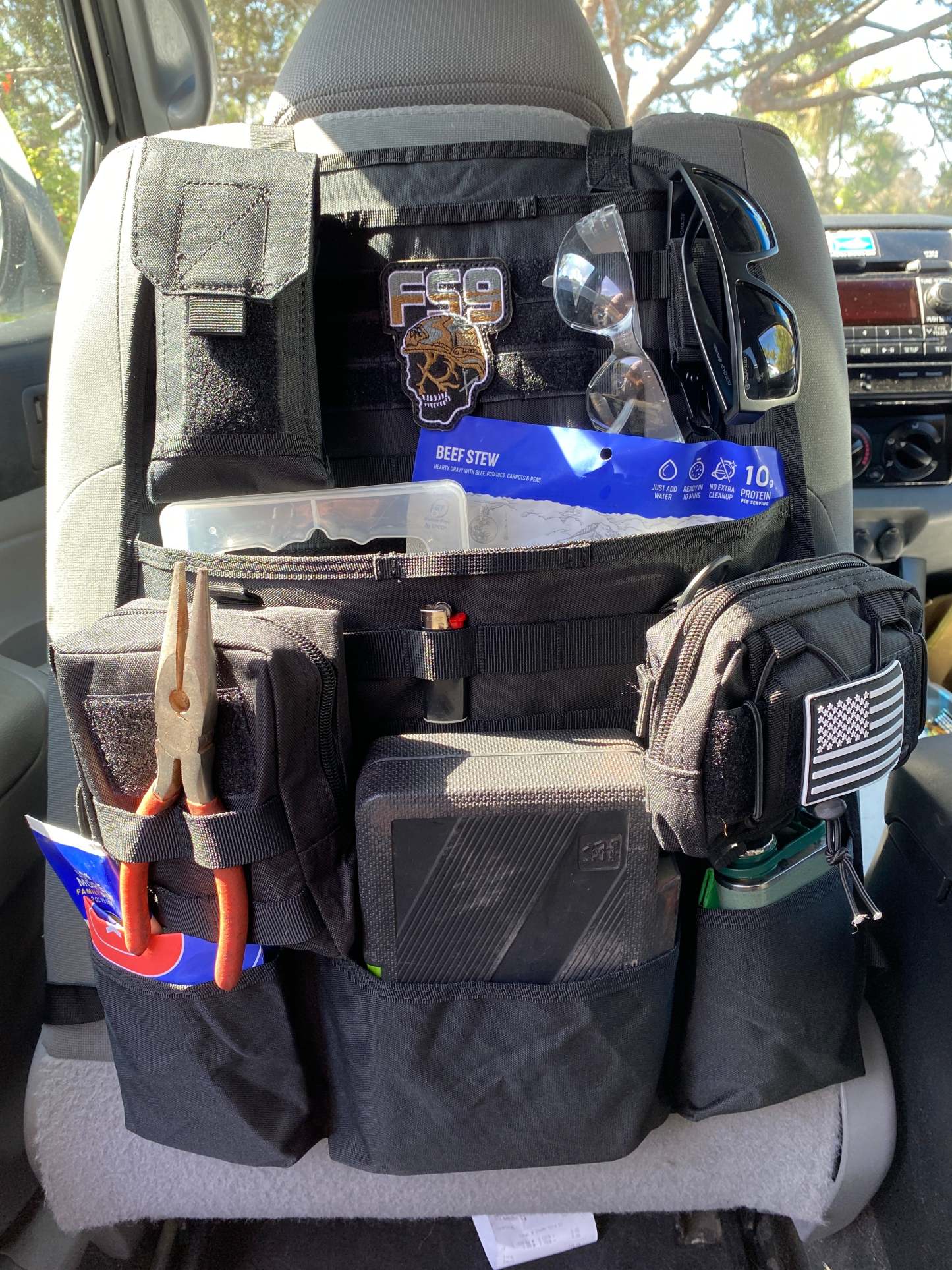FS9 Molle Seat Organizer