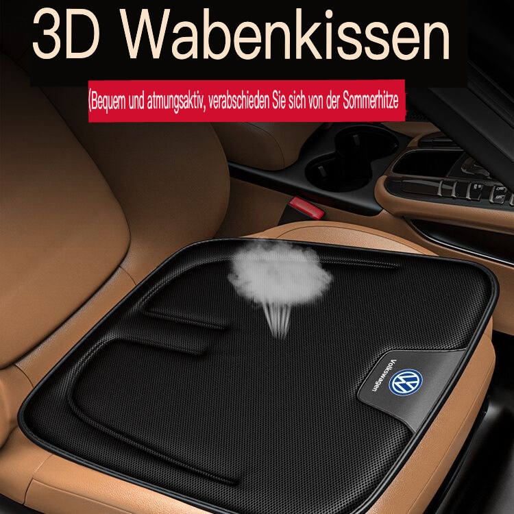 Atmungsaktives und erfrischendes Autositzkissen für den Sommer mit LOGO