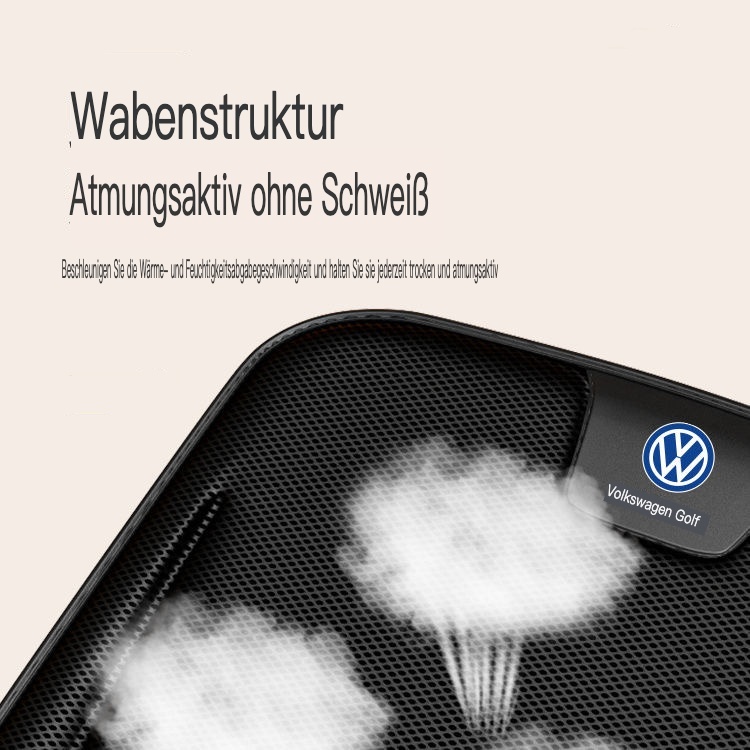 Atmungsaktives und erfrischendes Autositzkissen für den Sommer mit LOGO