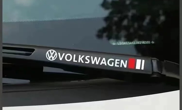 Autowischeraufkleber mit LOGO 2 Stück