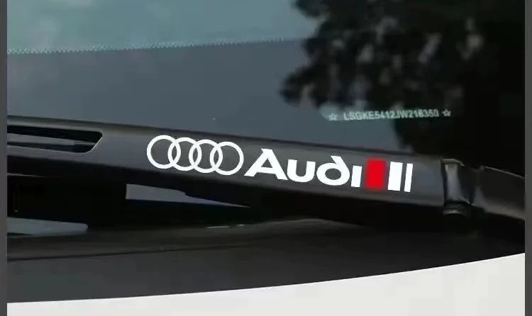 Autowischeraufkleber mit LOGO 2 Stück