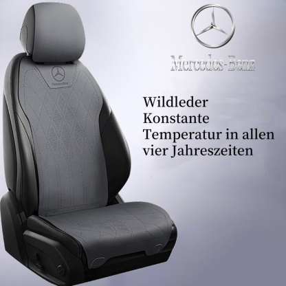 2025 Neuester Wildleder-Autositzbezug mit LOGO