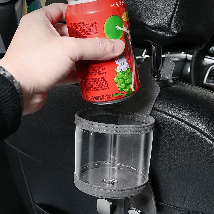 Wildleder-Metallhaken für Wasserbecher mit LOGO