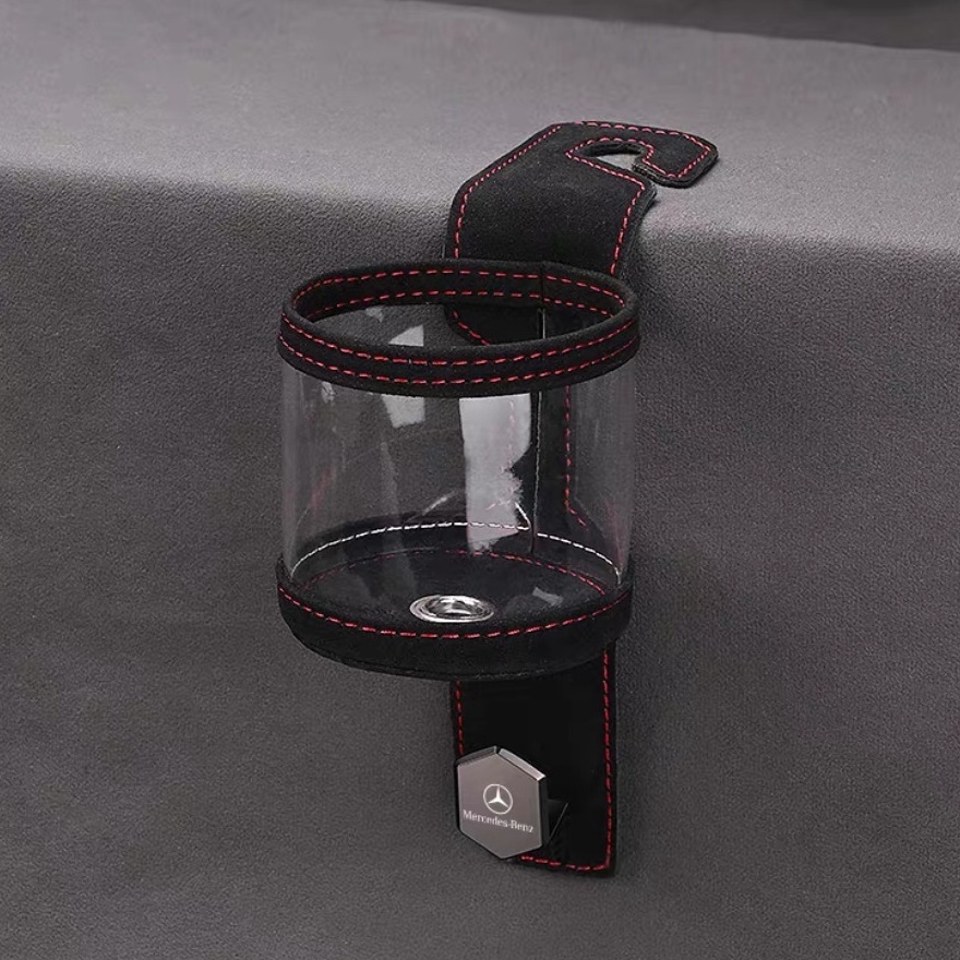 Wildleder-Metallhaken für Wasserbecher mit LOGO