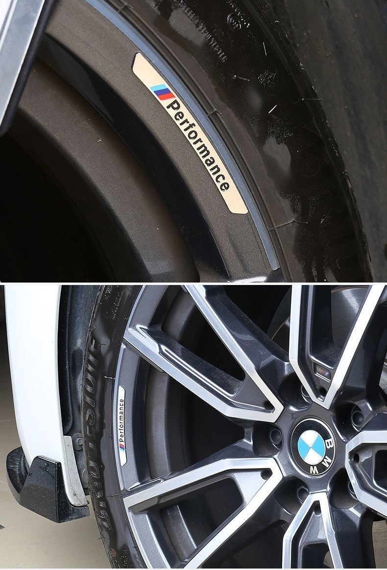 Dünner Aluminiumaufkleber für modifizierte Autoräder mit LOGO