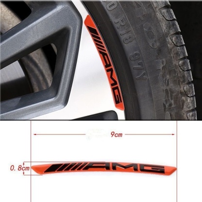 Dünner Aluminiumaufkleber für modifizierte Autoräder mit LOGO