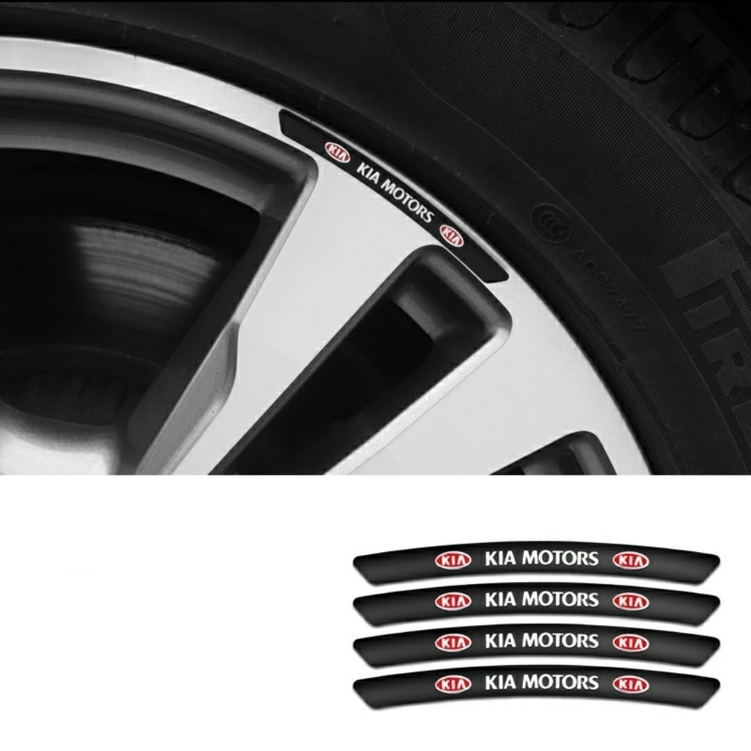Dünner Aluminiumaufkleber für modifizierte Autoräder mit LOGO