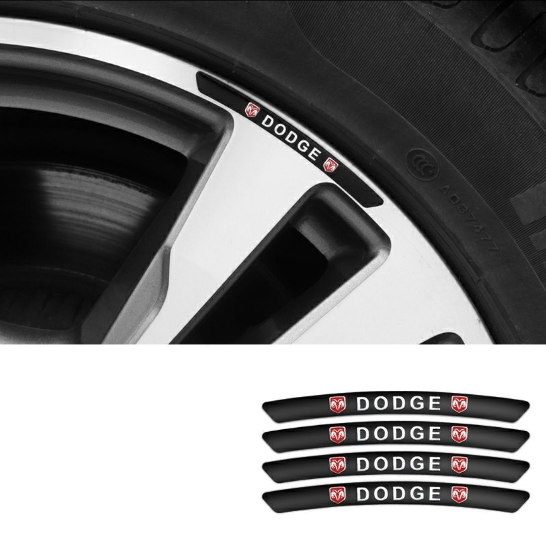 Dünner Aluminiumaufkleber für modifizierte Autoräder mit LOGO