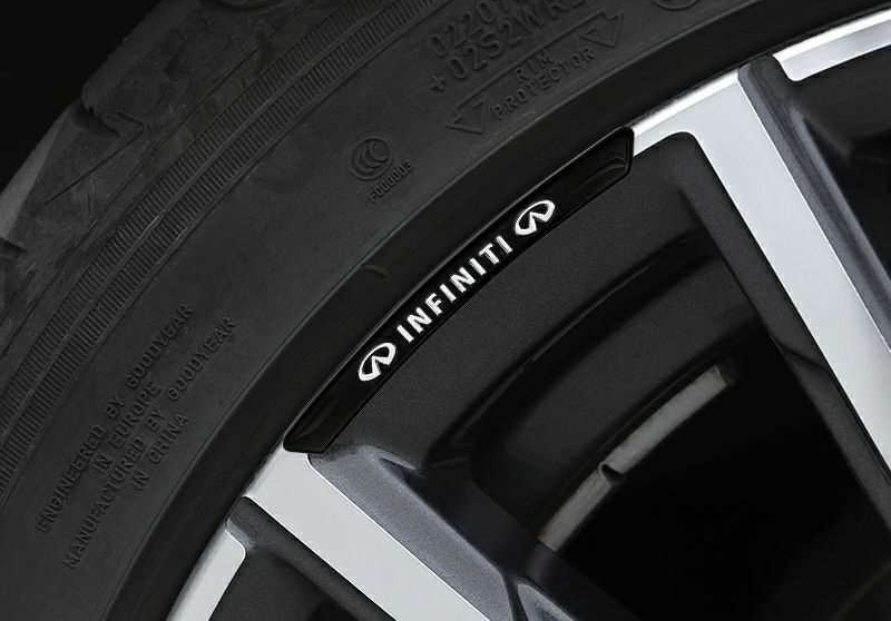 Dünner Aluminiumaufkleber für modifizierte Autoräder mit LOGO
