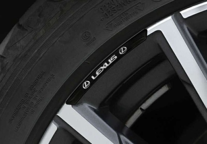Dünner Aluminiumaufkleber für modifizierte Autoräder mit LOGO