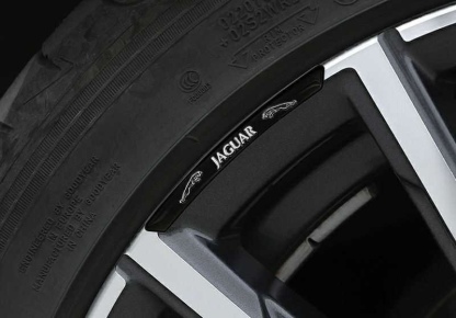 Dünner Aluminiumaufkleber für modifizierte Autoräder mit LOGO