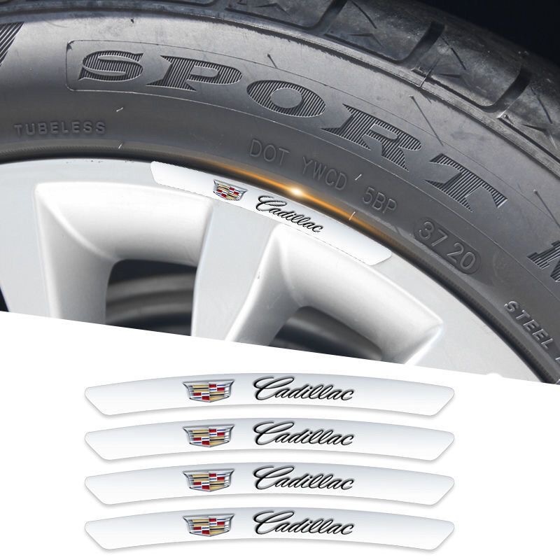 Dünner Aluminiumaufkleber für modifizierte Autoräder mit LOGO