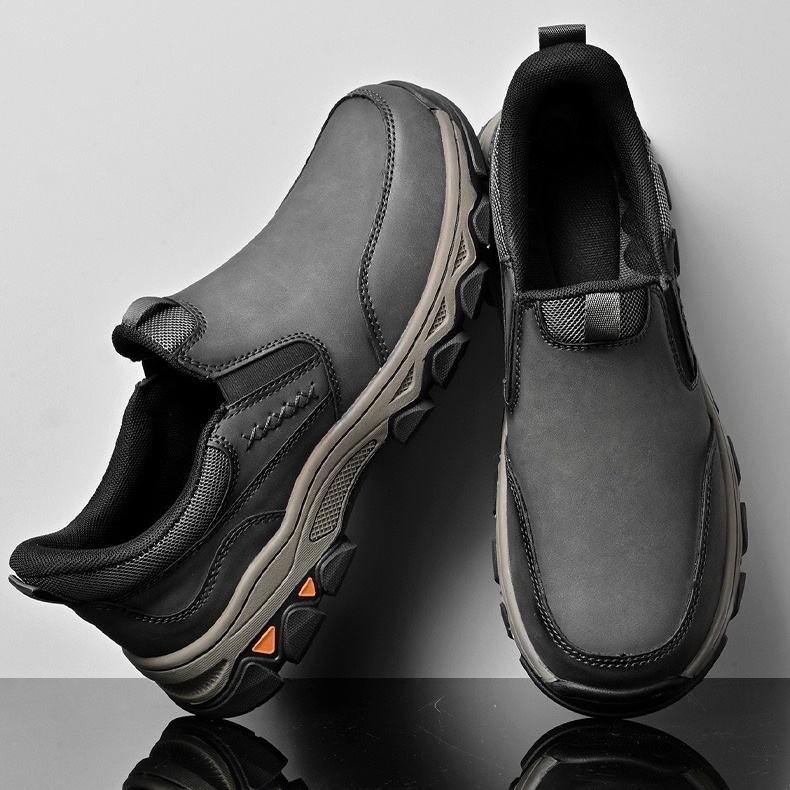 Orthopädische Herren-Loafer aus echtem Leder