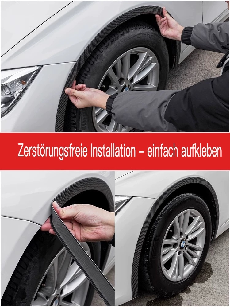 Antikollisionsstreifen für die Augenbraue der Autoräder aus Kohlefaser