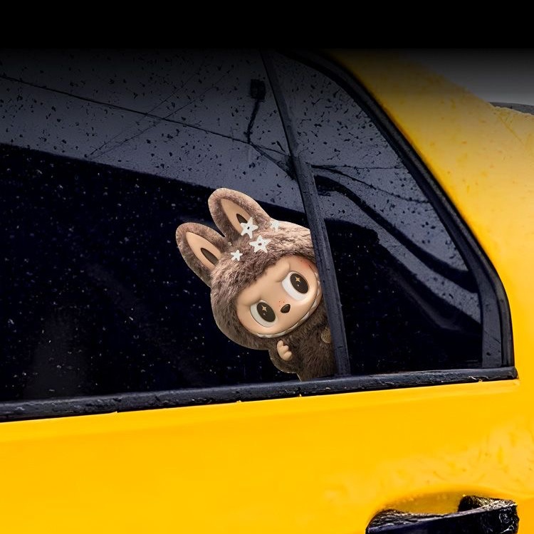 Labubu Auto-Statikaufkleber