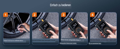 Tragbarer Reifenfüller 150PSI Hochdruck